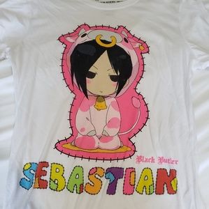 Black Butler Cow Sebastian Tshirt